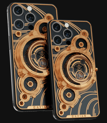 Custom iPhone 14/15 Pro/Max Parade of the Planets 18K