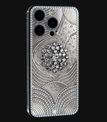 Custom iPhone 14/15 Pro/Max Diamond Snowflake