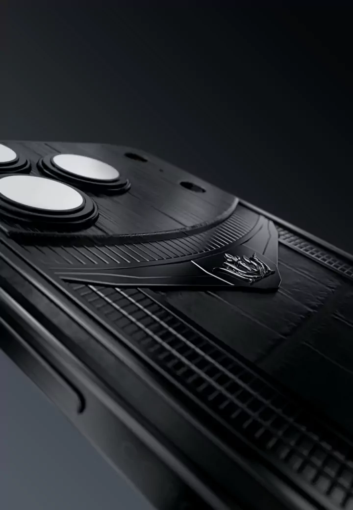 Ribbed bezel Obsidian