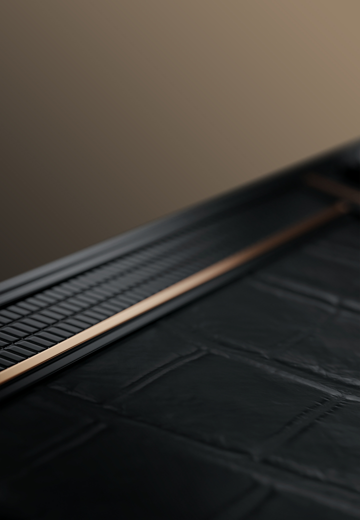 Crocodile leather Contour