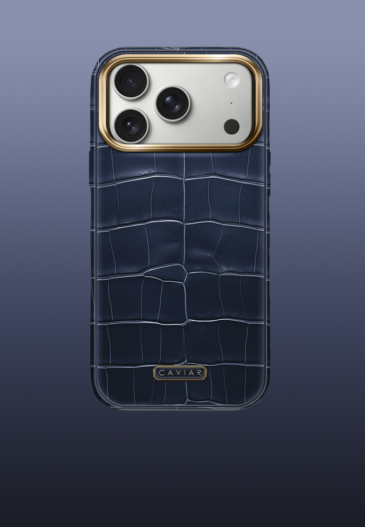 Case with white body Stellar Blue