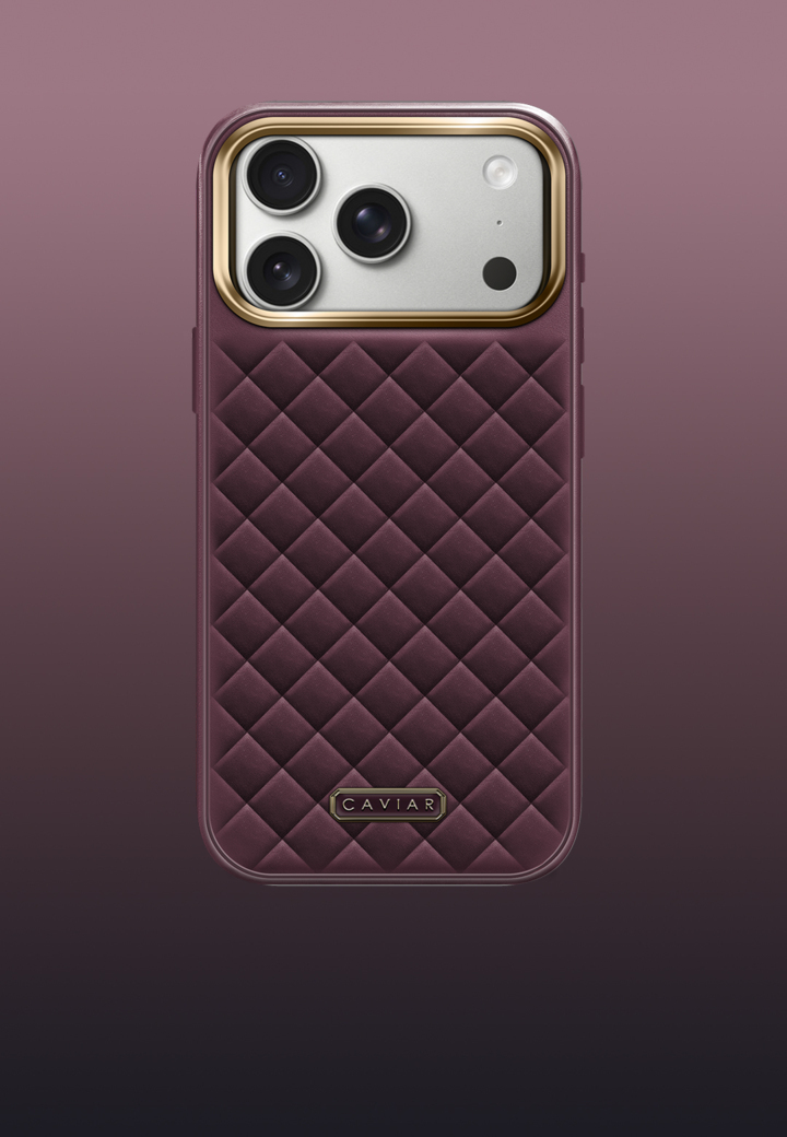 Case with white body Bordeaux