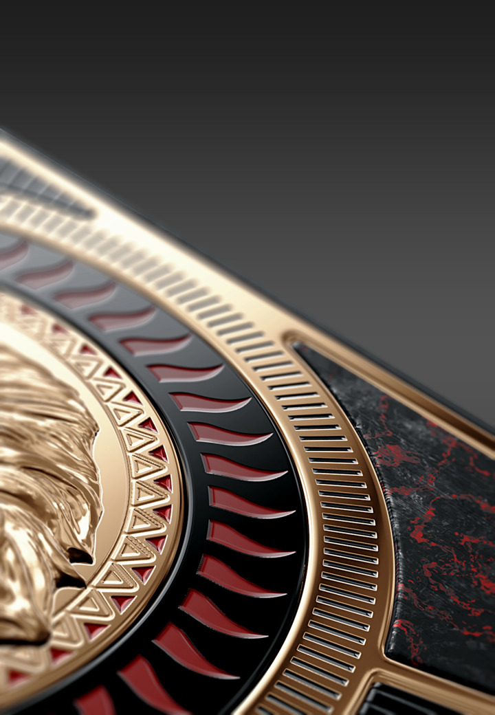 Enamel Pattern Aslan