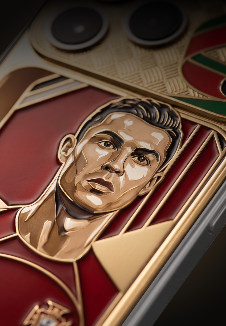 Jewelry Enamel Artwork Cristiano Ronaldo