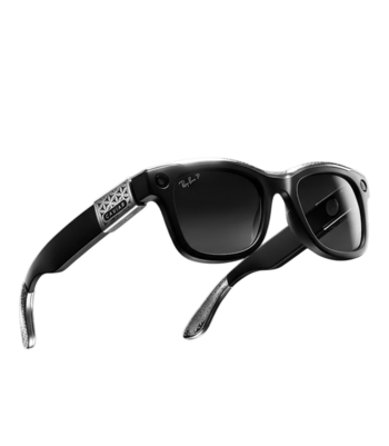 Custom Ray-Ban smart glasses Odyssey Silver