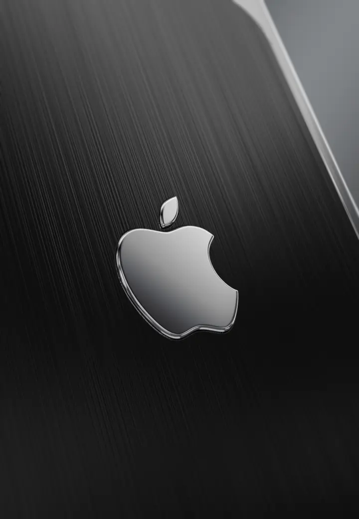Apple Logo Titanium Grey