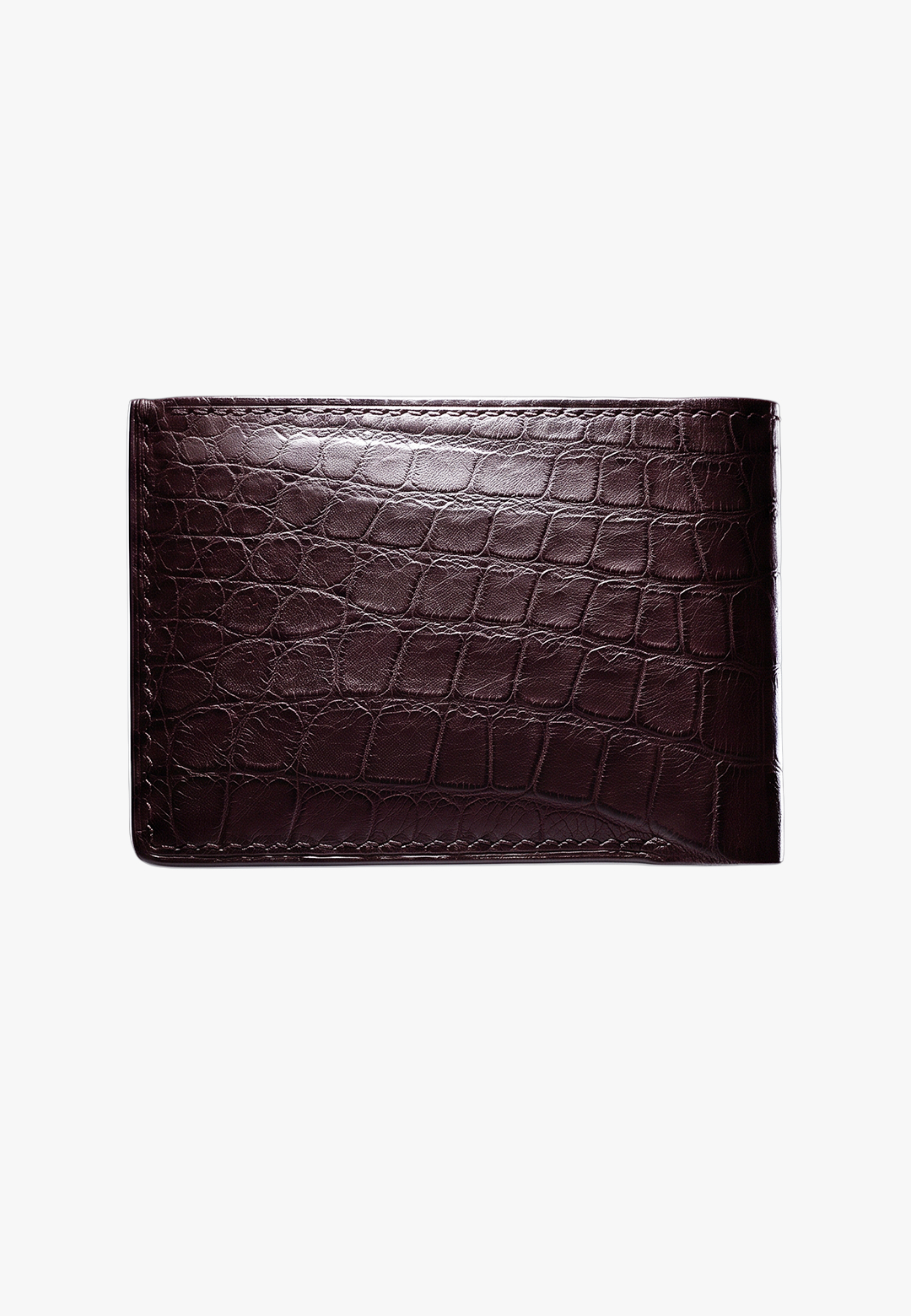 Brown crocodile texture Cognac