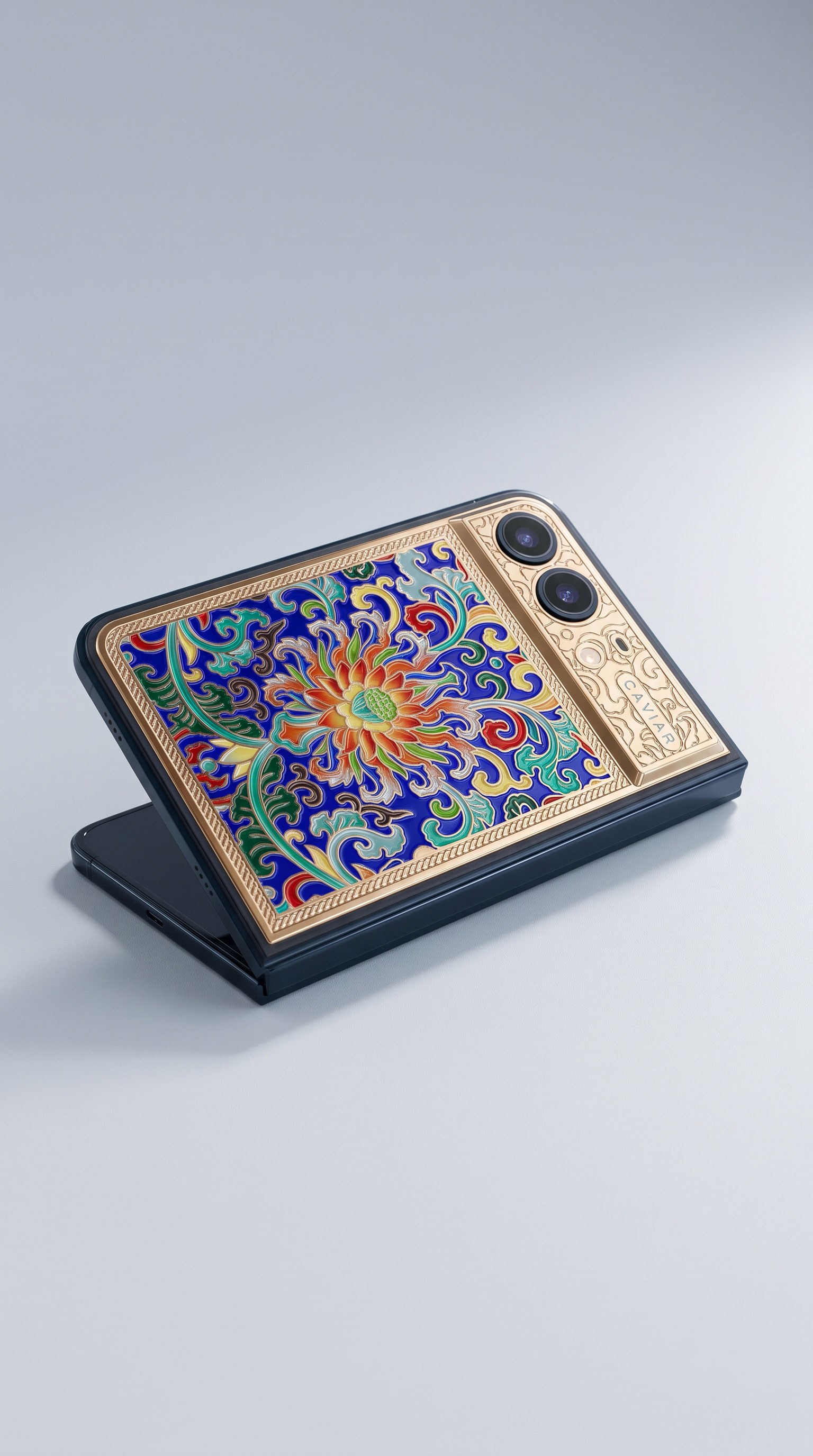 Floral Ornament Jingtai Blue
