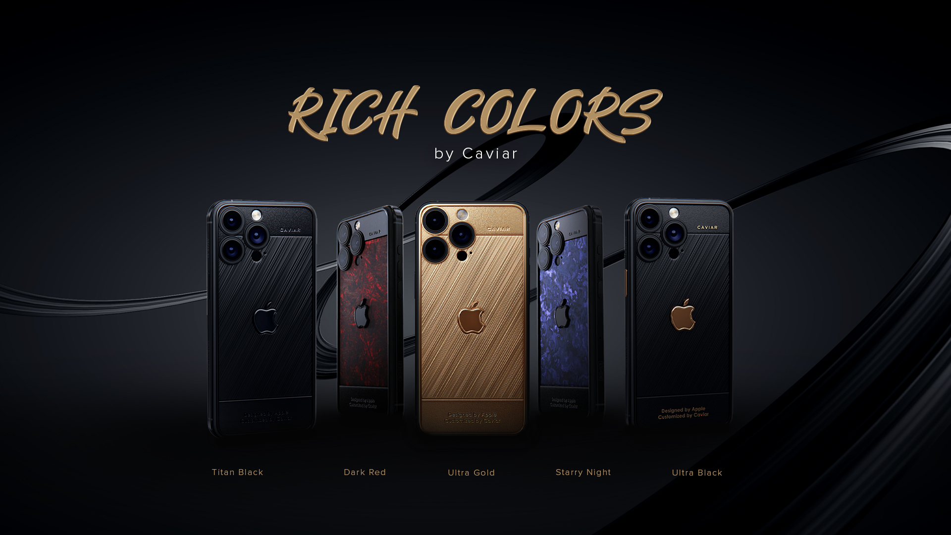 Caviar brings back gold, deep purple and red chassis for iPhone 15 Pro series