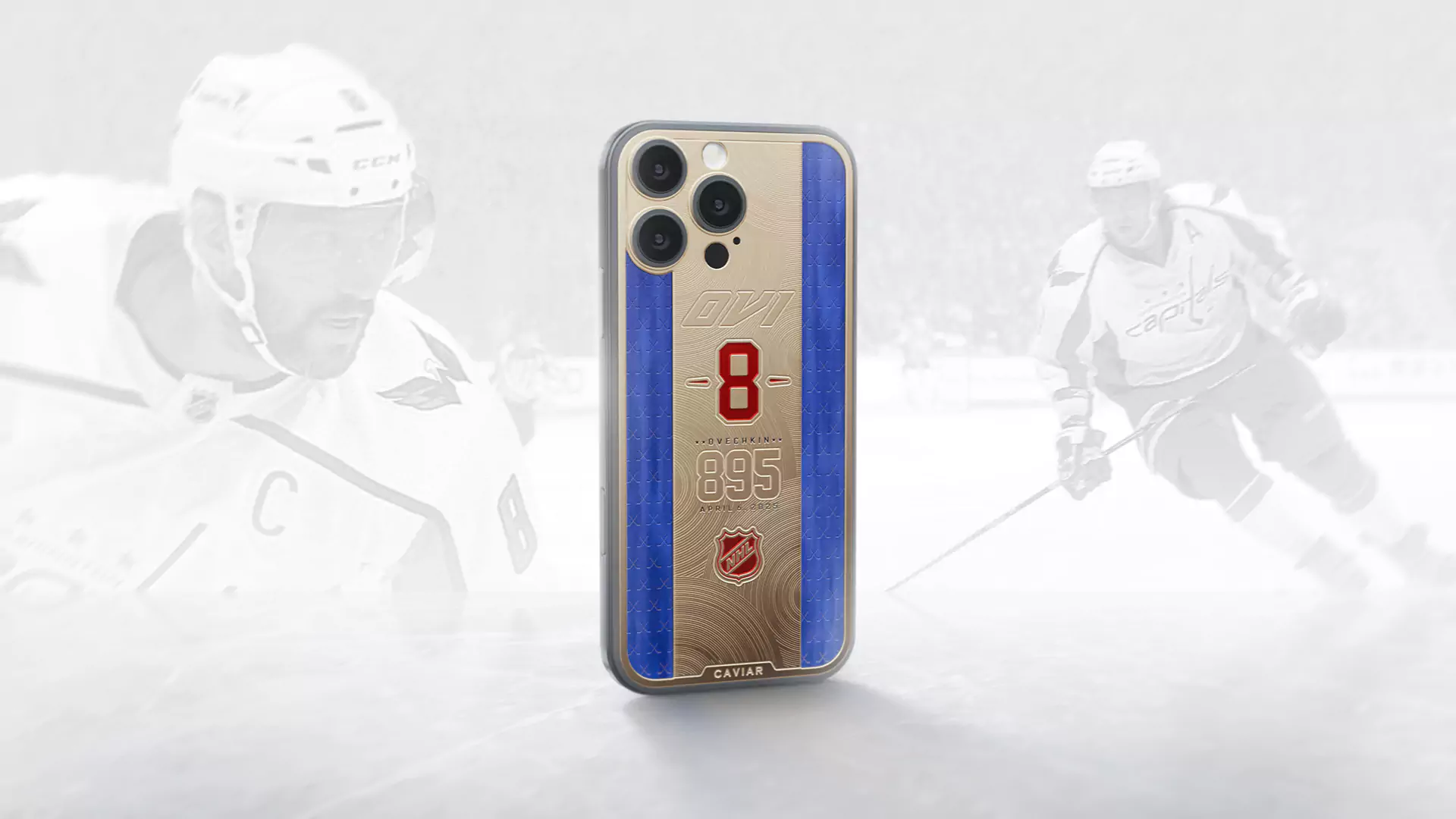 Caviar Creates a Custom iPhone for the greatest goal-scorer in NHL history, Alex Ovechkin