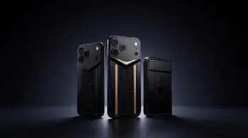 Caviar Introduces Black Edition Featuring a Camera-Free iPhone Duo in Black Titanium.