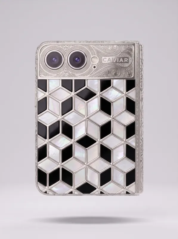 GEOMETRY · Cubes on Mother-of-Pearl