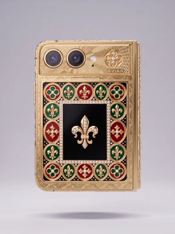 STAINED GLASS · Heraldic Lily